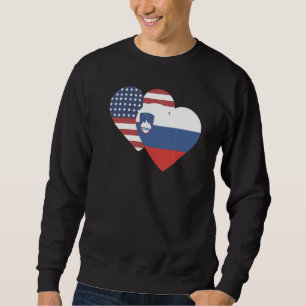 Sudadera Bandera nacional de Eslovenia recuerdo para hombre