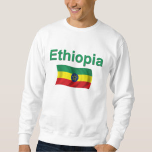 Sudadera Bandera nacional de Etiopía (w/inscription)
