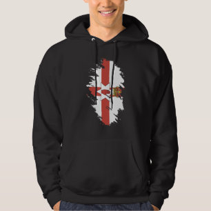 Sudadera Bandera nacional de Irlanda de recuerdo para hombr