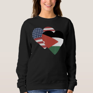 Sudadera Bandera nacional de Jordania de recuerdo para homb