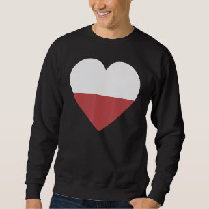 Sudadera Bandera Nacional de Polonia recuerdo para hombres 