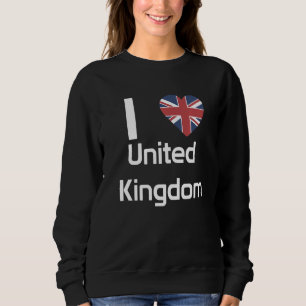 Sudadera Bandera nacional de recuerdo británico para hombre