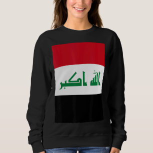 Sudadera Bandera nacional del Iraq retro vintage