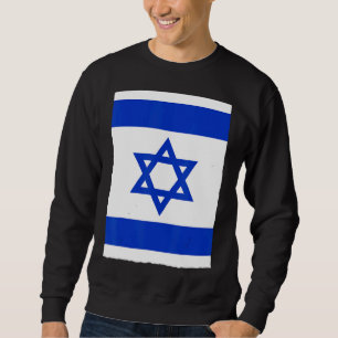 Sudadera Bandera nacional israelí retro vintage