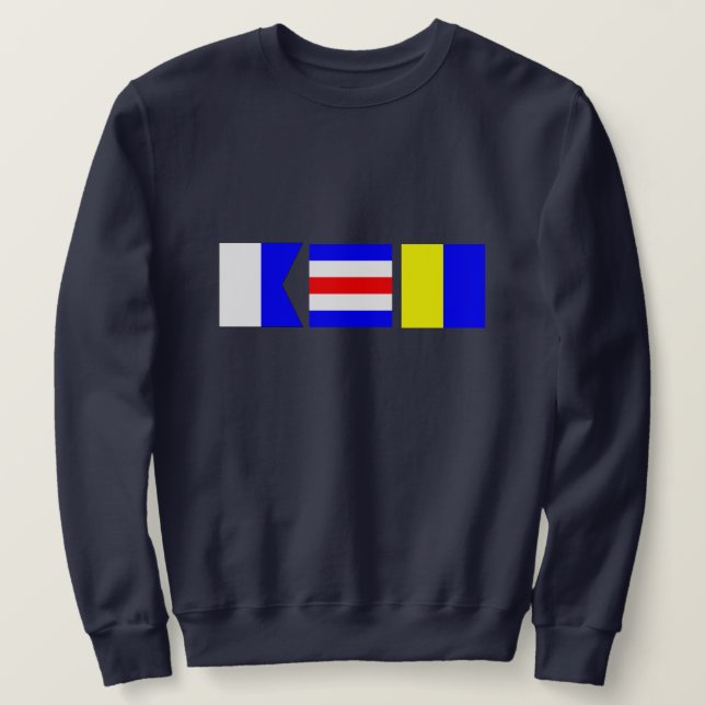 Sudadera Bandera Nantucket (Anverso del diseño)