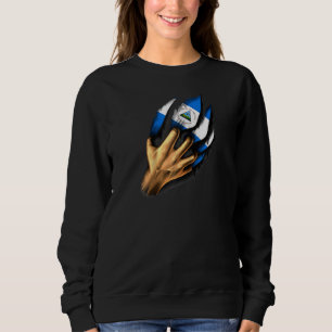 Sudadera Bandera nicaragüense Raglan
