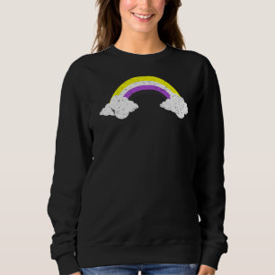 Sudadera Bandera No binaria Lgbt Arcoiris Tercer Género Que