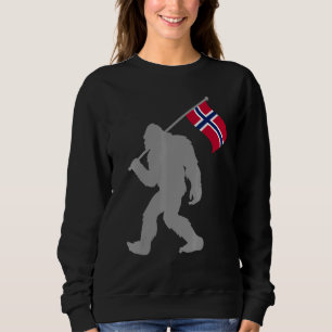 Sudadera Bandera Norge O Noruega En Bandera De Noruega