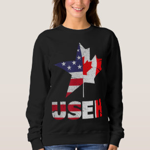 Sudadera Bandera norteamericana de Canadá de Estados Unidos