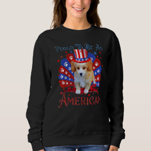 Sudadera Bandera Norteamericana De Chih Poo Feliz 4 De Juli