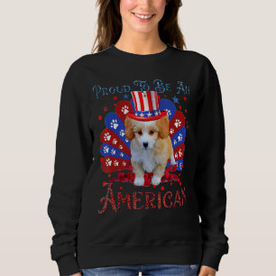 Sudadera Bandera Norteamericana De Chih Poo Feliz 4 De Juli
