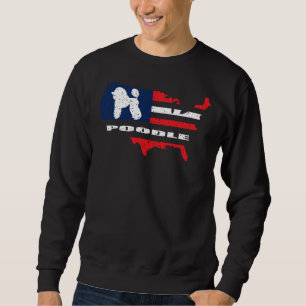 Sudadera Bandera norteamericana de pododle