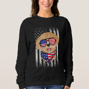 Sudadera Bandera Norteamericana Paquetes Patrióticos Perro
