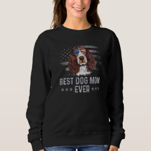 Sudadera Bandera norteamericana vintage de la madre español