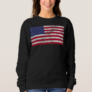 Sudadera Bandera norteamericana vintage Hombres patrióticos