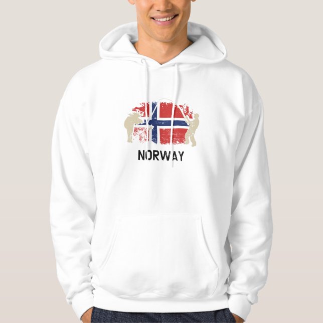 Sudadera Bandera noruega (Anverso)