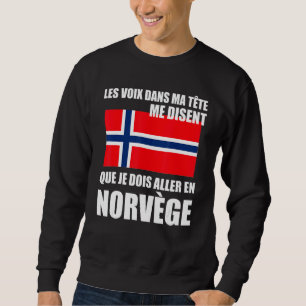 Sudadera Bandera noruega Proverbio