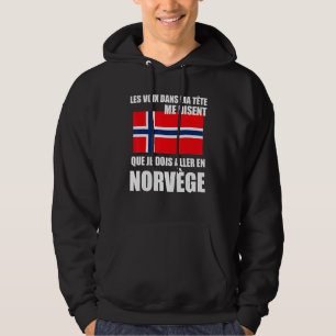 Sudadera Bandera noruega Proverbio