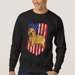 Sudadera Bandera Norwich Terrier 4 De Julio Estados Unidos