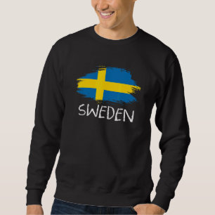 Sudadera Bandera orgullosa de Suecia   Bandera sueca patrió
