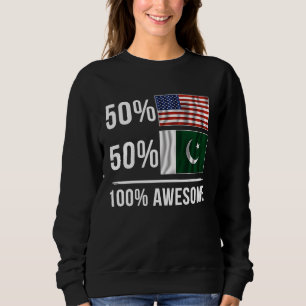 Sudadera Bandera orgullosa pakistaní americana herencia de 