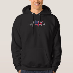 Sudadera Bandera País latido Británico Estadounidense Bande