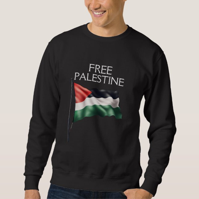 Sudadera Bandera palestina libra a Gaza (Anverso)