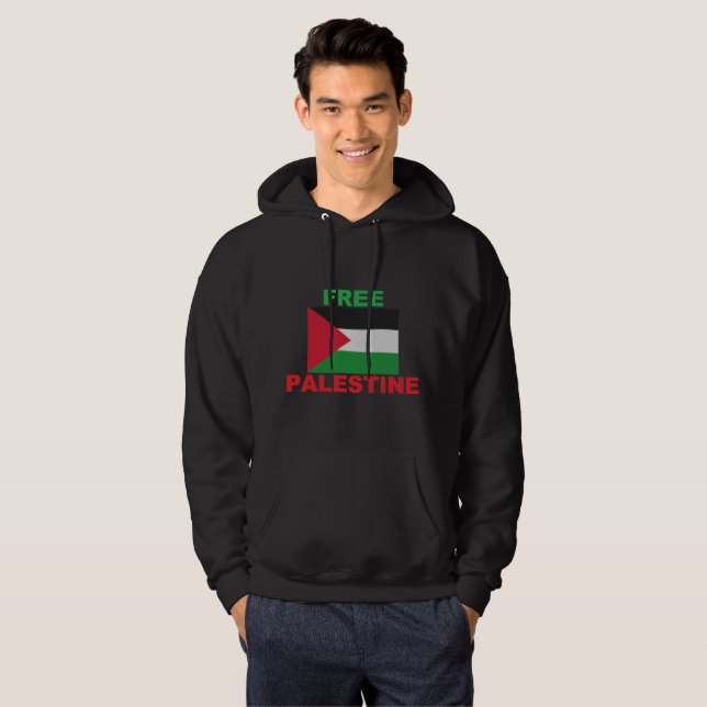 Sudadera Bandera Palestina Libre Palestina (Anverso completo)