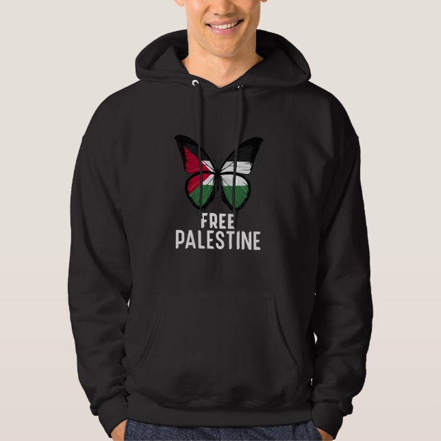 Sudadera Bandera palestina libre salva la Franja de Gaza (Anverso)