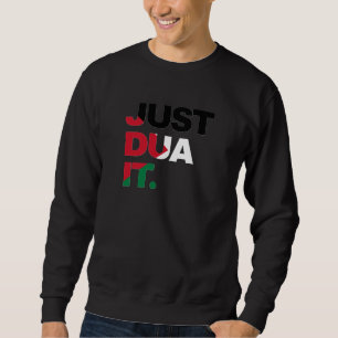 Sudadera Bandera Palestina, musulmán, cita tipografía