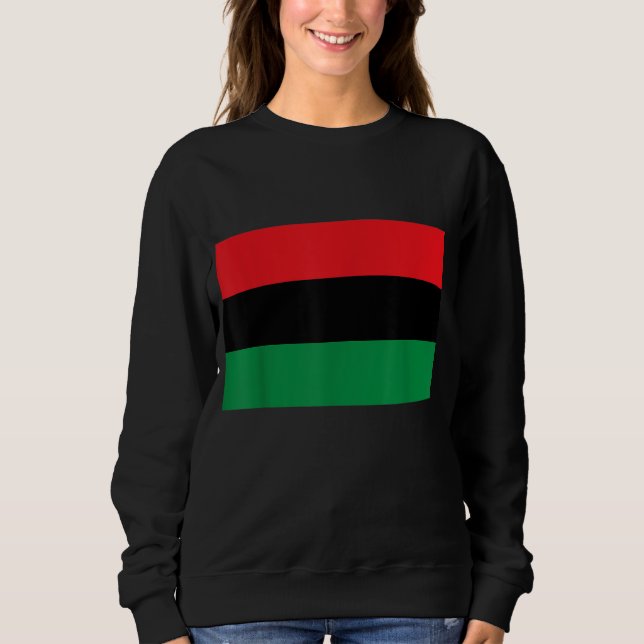 Sudadera Bandera panafricana de la UNIA Bandera negra de la (Anverso)