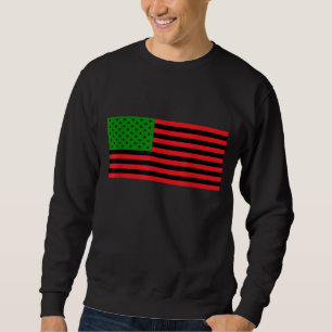 Sudadera Bandera Panamericana Verde Rojo Negra - Junete
