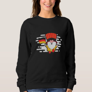 Sudadera Bandera patriótica alemana chillando con nómadas h