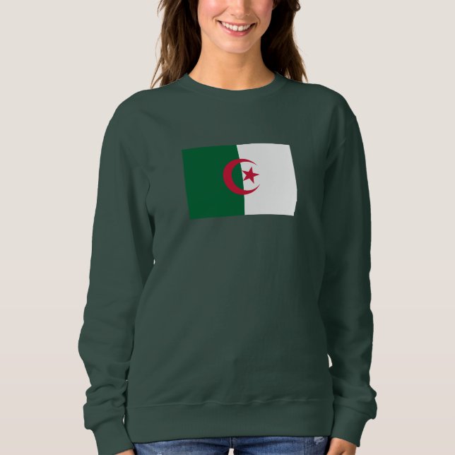 Sudadera Bandera patriótica argelina (Anverso)
