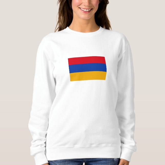 Sudadera Bandera patriótica armenia (Anverso)