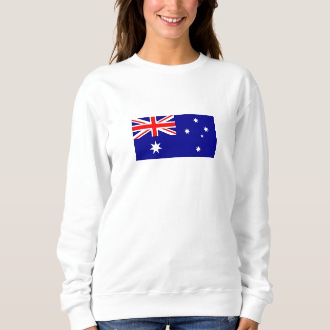 Sudadera Bandera patriótica australiana (Anverso)