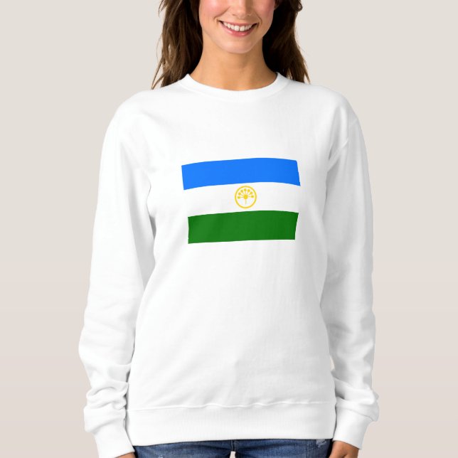 Sudadera Bandera patriótica de Bashkortostán (Anverso)