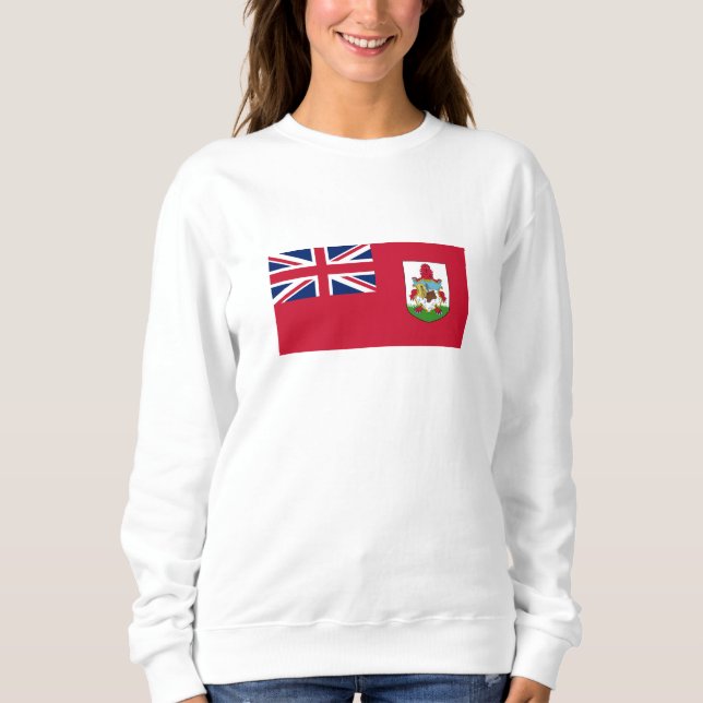 Sudadera Bandera patriótica de Bermudas (Anverso)