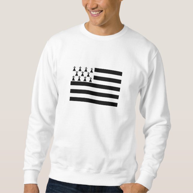 Sudadera Bandera patriótica de Bretaña (Anverso)