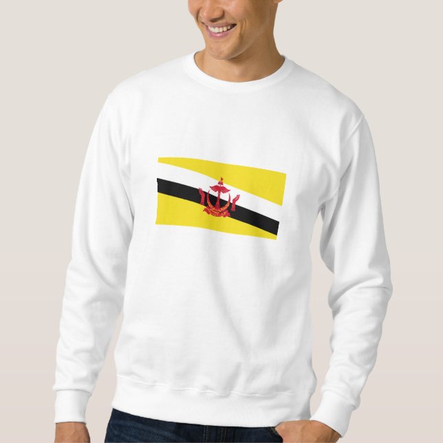 Sudadera Bandera patriótica de Brunéi (Anverso)