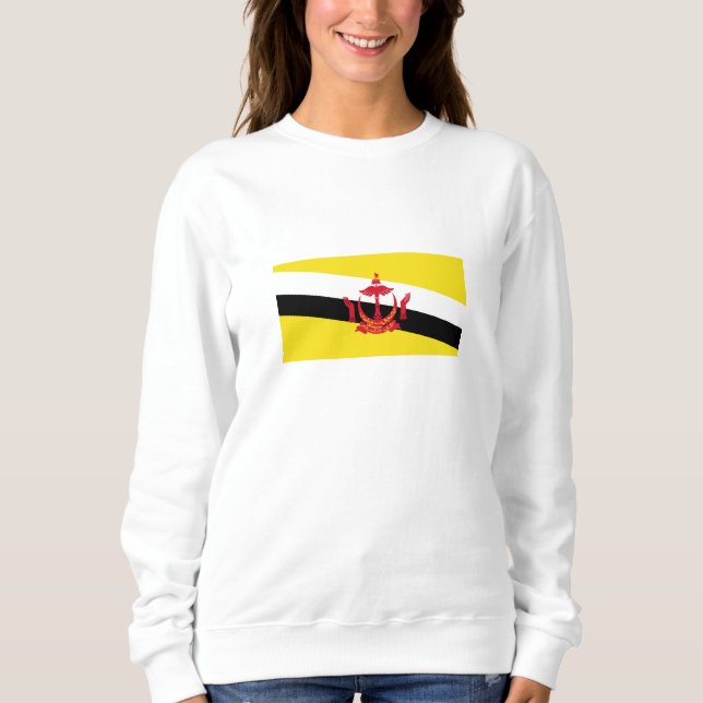 Sudadera Bandera patriótica de Brunéi (Anverso)