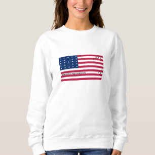 Sudadera Bandera patriótica del atolón Bikini