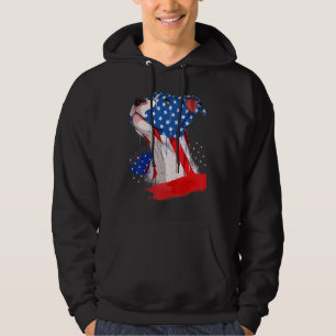 Sudadera Bandera Patriótica Estadounidense De Toro De Tierr