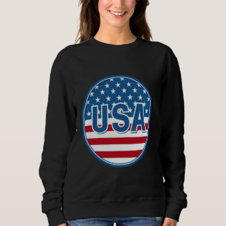 Sudadera Bandera Patriótica Estadounidense Para Hombres Niñ