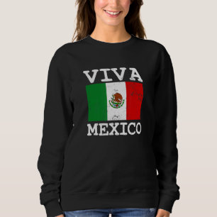 Sudadera Bandera Patriótica Mexicana Viva México