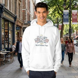 Sudadera Bandera Patriótica Vintage USA Campana de la Liber