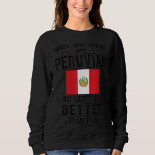 Sudadera Bandera peruana de buen aspecto raíces peruanas