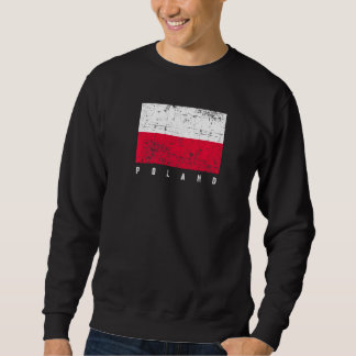 Sudadera Bandera polaca angustiada