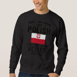 Sudadera Bandera polaca de buen aspecto Polonia raíces pola