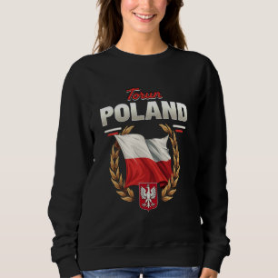 Sudadera Bandera polaca de recuerdo de Torun Poland